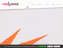 Tablet Screenshot of creavienne.fr